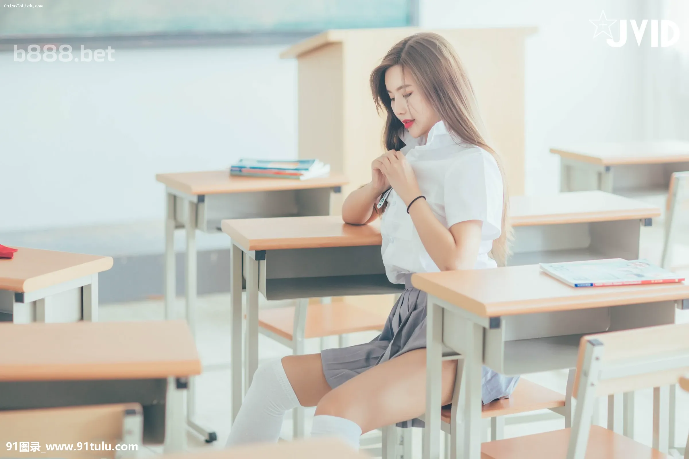 木木森   教室没人 [104P][写真 キュレーション]