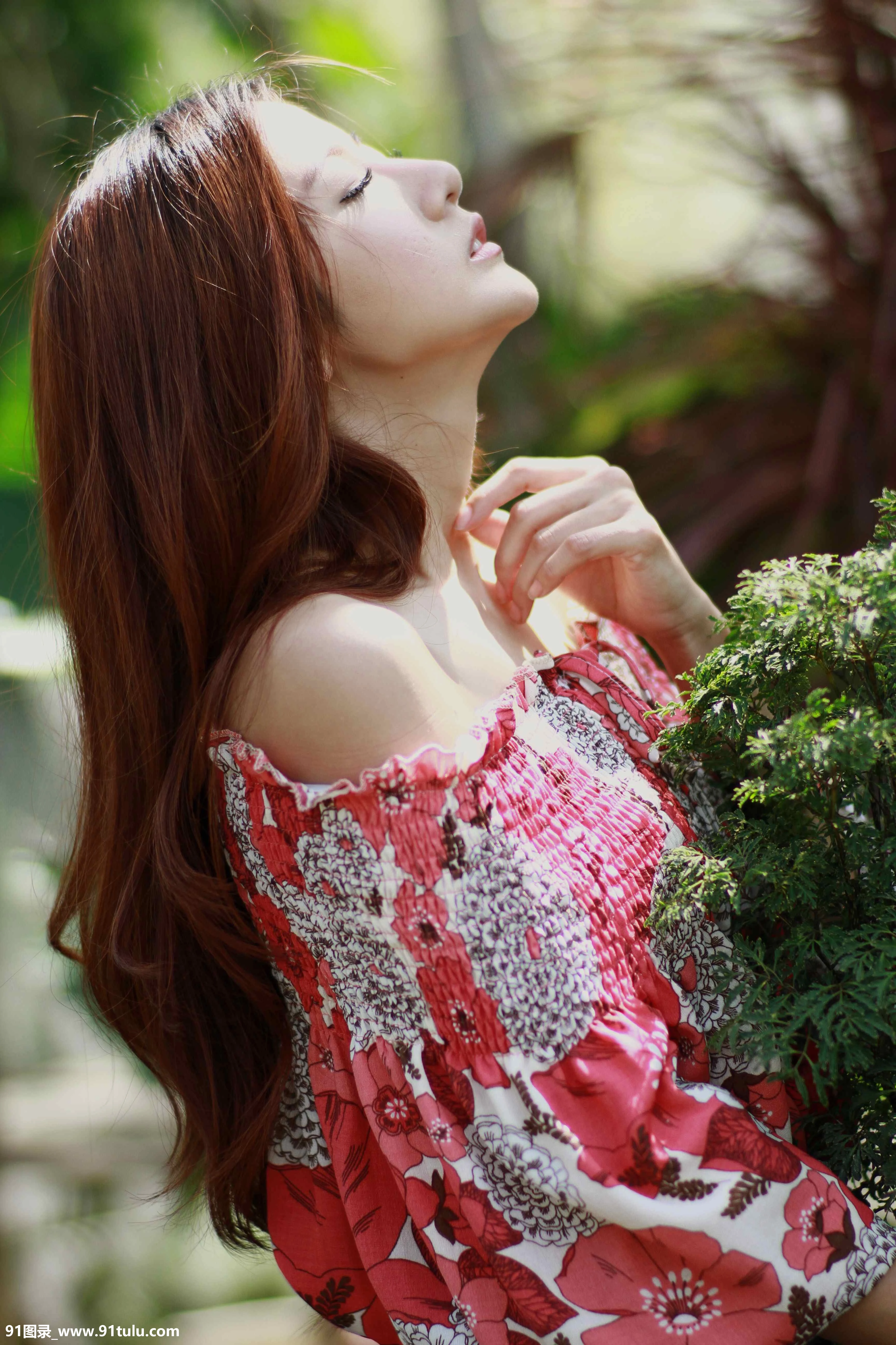 花丛中的花衣美少女 [35P][vante 写真]