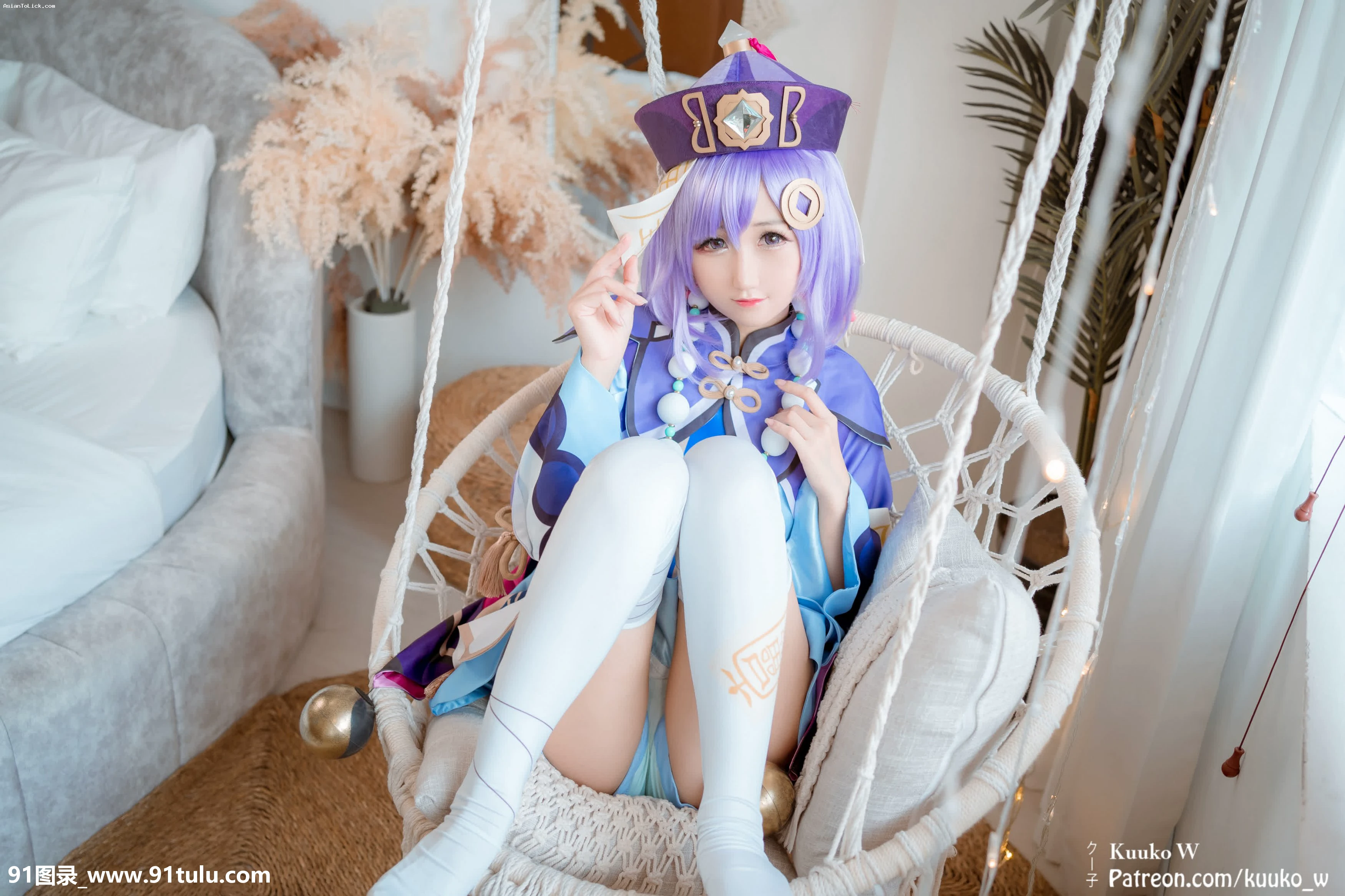 [图包]Kuuko W – 原神系列 七七 + [32P][ハロウィン 画像 写真]