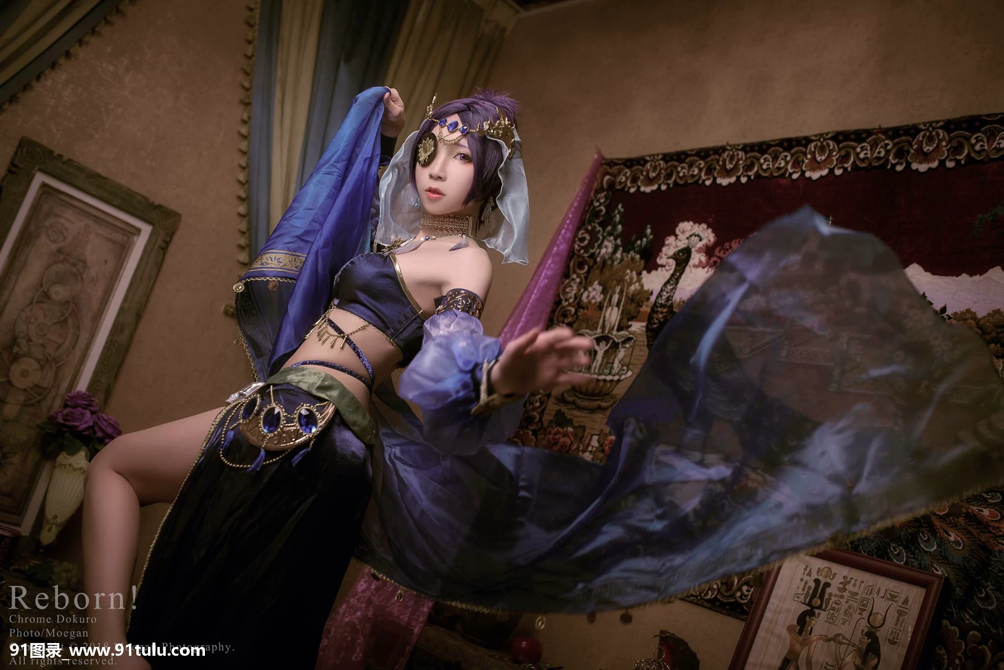 Cosplay 九木kumoku クローム 髑髅 [15P][写真 ポーズ 自然]