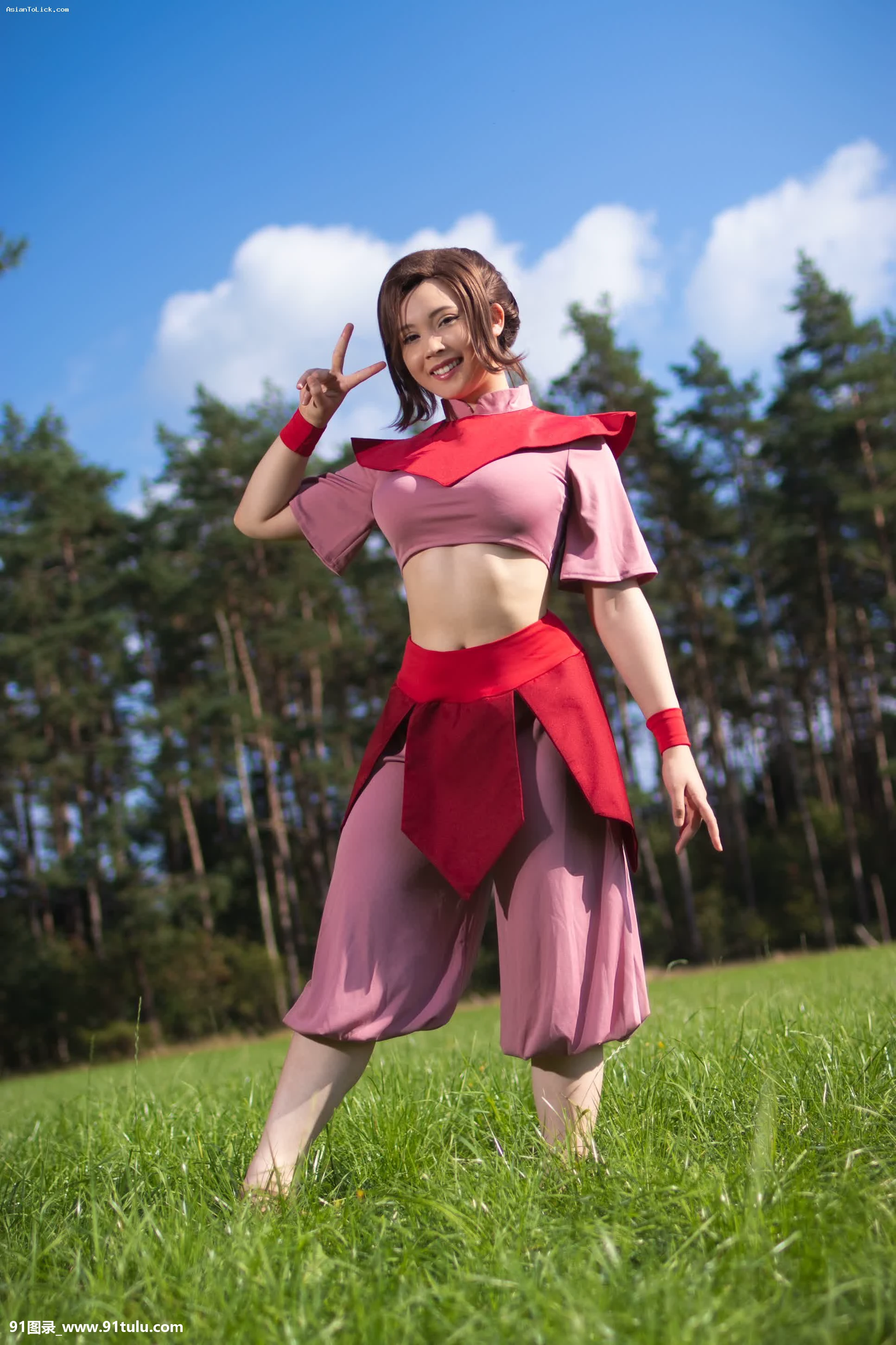 Virtual Geisha   Ty Lee   Avatar The Last Airbender Nude Cosplay [55P][スナップ 写真 作品]