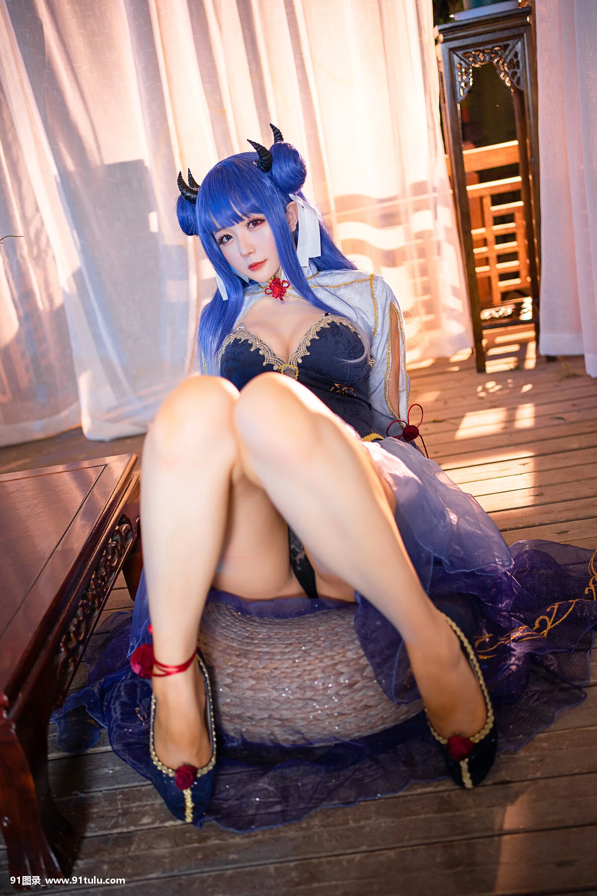Cosplay [星之迟迟] 伊吹 Ibuki Azur Lane [25P][galaxy s10 動画から 写真]