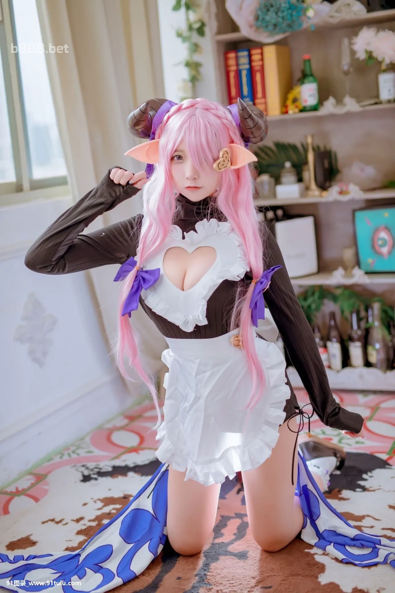 Cosplay [二佐Nisa] 幻想娜鲁梅娅 [20P][プラド 美術館 写真 撮影]